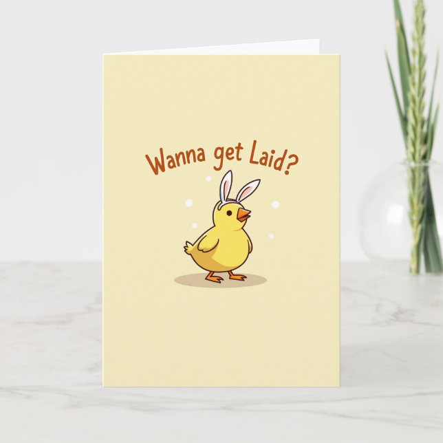 Tarjeta de Preguntas de Conejo Lindo Pájaro (Anverso)