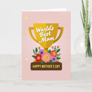 Tarjeta de Premio a la Mejor Mamá del Mundo