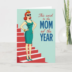 Tarjeta de Premio Mamá del Año