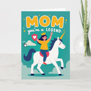 Tarjeta de premio Super Mamá Heroe