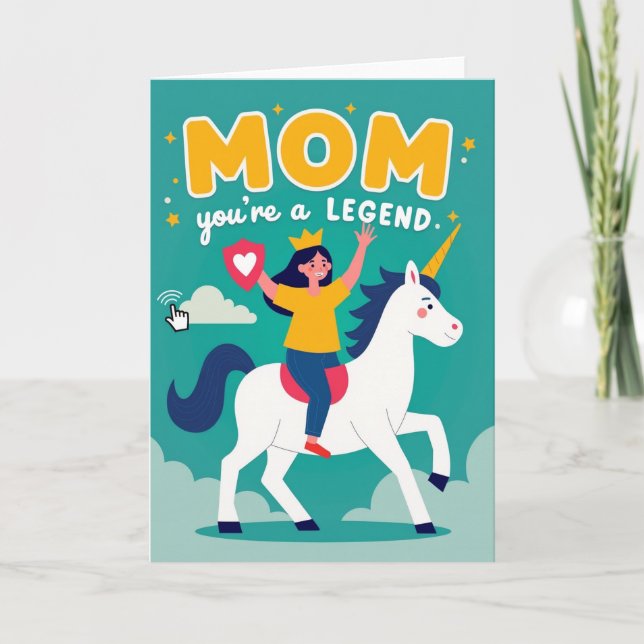 Tarjeta de premio Super Mamá Heroe (Anverso)