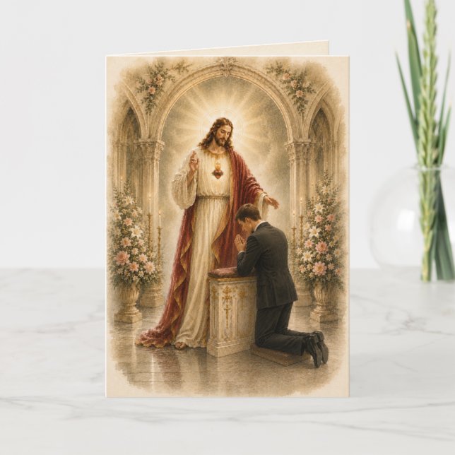 Tarjeta de Preparación para el Matrimonio Católico (Anverso)
