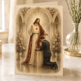 Tarjeta de preparación para el matrimonio católico