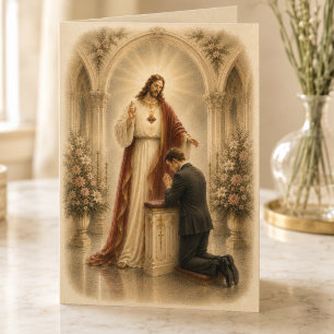 Tarjeta de preparación para el matrimonio católico