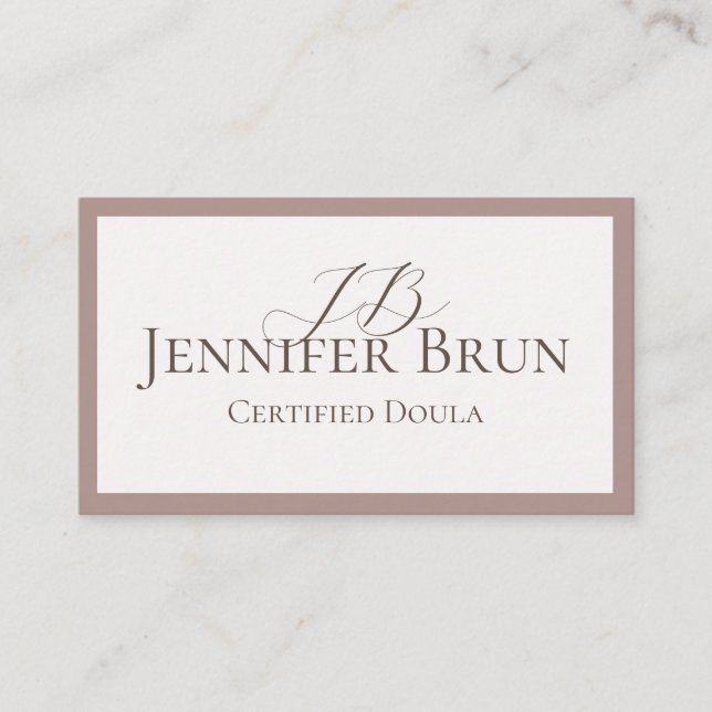 Tarjeta de presentación (Anverso)