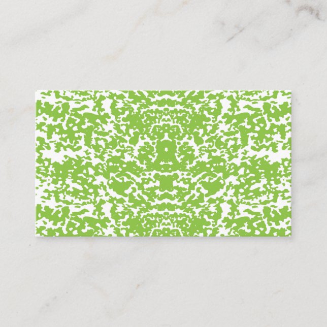 Tarjeta de presentación (Anverso)