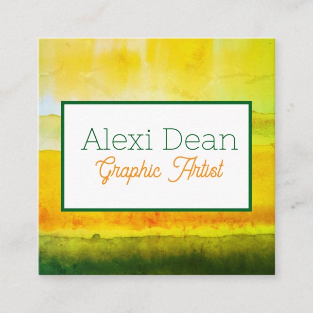 Tarjeta de presentación (Anverso)