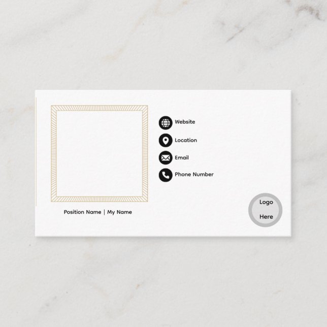 Tarjeta de presentación (Anverso)