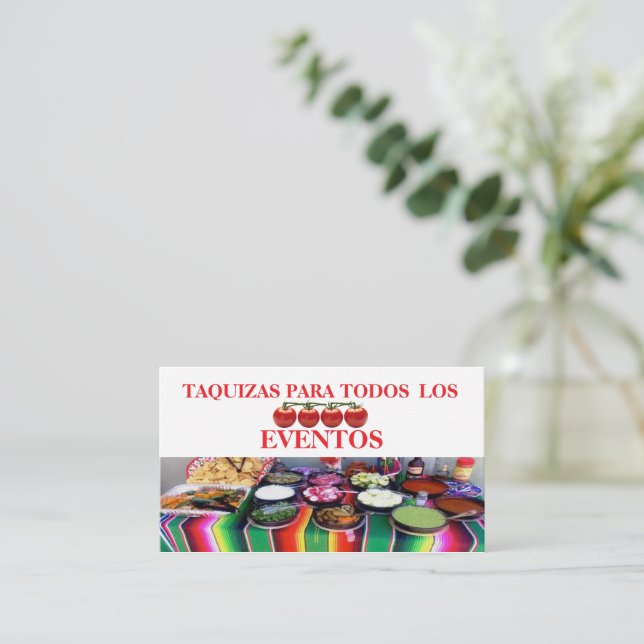 Tarjeta de presentación (Anverso de pie)