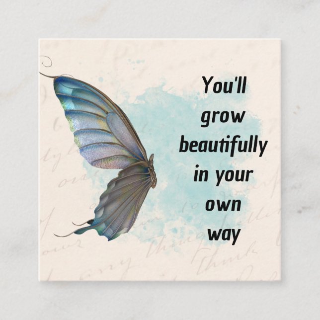 Tarjeta de presentación (Anverso)