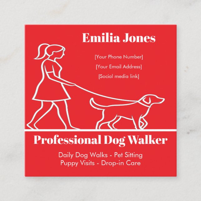 Tarjeta de presentación (Anverso)