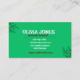 tarjeta de presentación