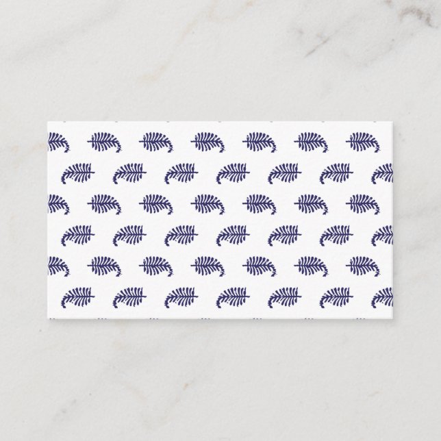 Tarjeta de presentación (Anverso)