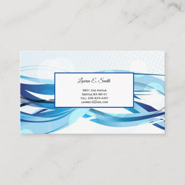 Tarjeta de presentación (Anverso)