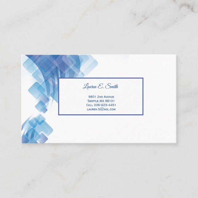 Tarjeta de presentación (Anverso)