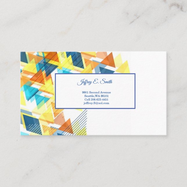 Tarjeta de presentación (Anverso)