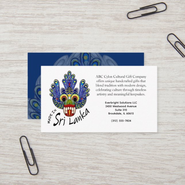 Tarjeta de presentación (Anverso/Reverso In Situ)