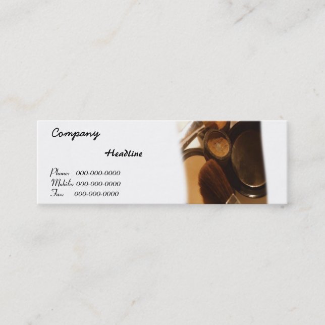 Tarjeta de presentación (Anverso)