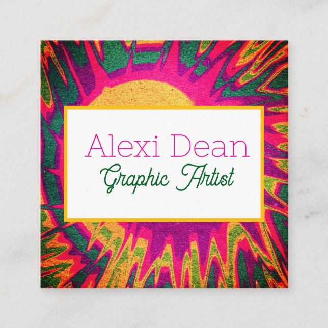 Tarjeta de presentación (Anverso)