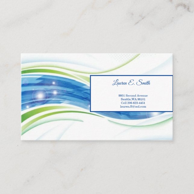 Tarjeta de presentación (Anverso)