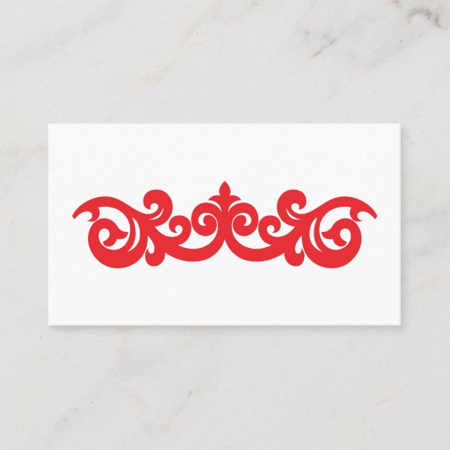 Tarjeta de presentación (Anverso)
