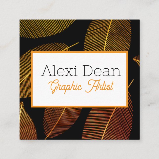 Tarjeta de presentación (Anverso)