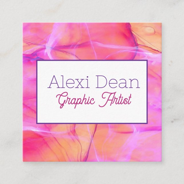 Tarjeta de presentación (Anverso)