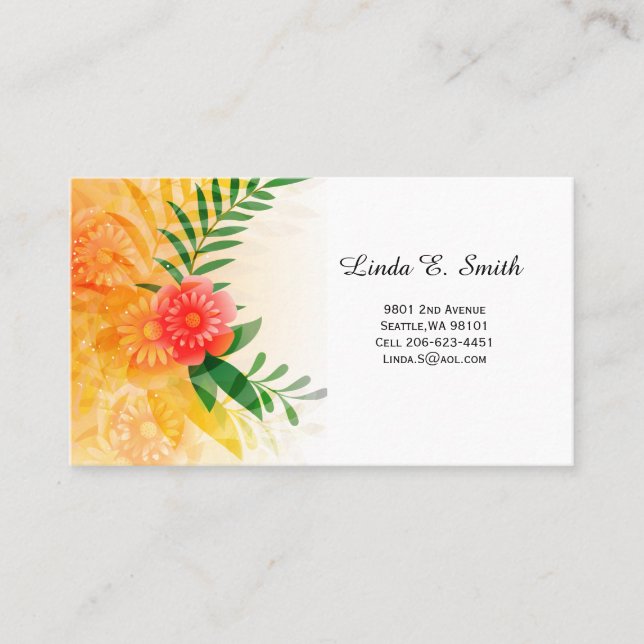  Tarjeta de presentación (Anverso)