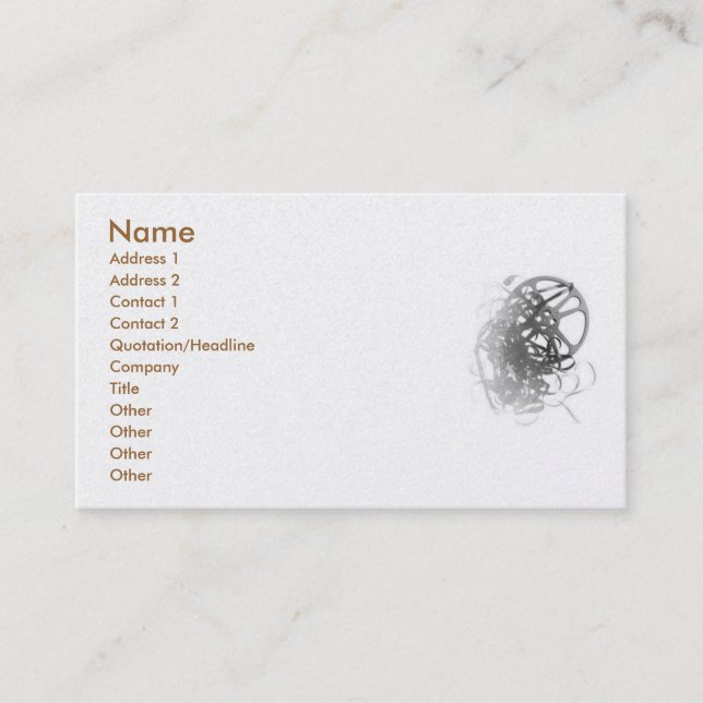 Tarjeta de presentación #1 (Anverso)