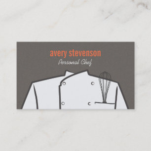 Tarjeta de presentación 2 del Chef Personal