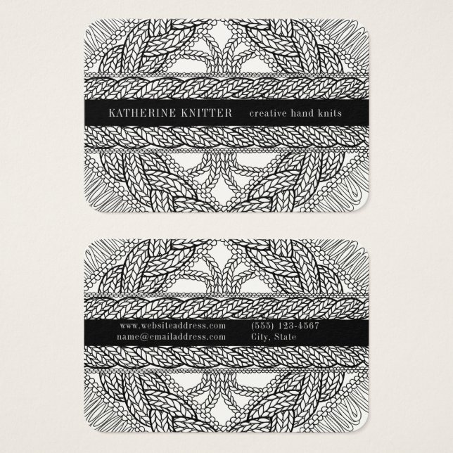 TARJETA DE PRESENTACIÓN 3.5x2.5 HILO BLANCO TEJIDO (Anverso y reverso)