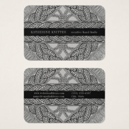 TARJETA DE PRESENTACIÓN 3.5x2.5 TEJIDO CON CABLE G