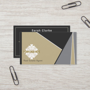 Tarjeta de presentación abstracta de colores C21