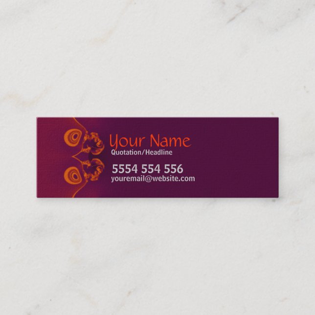 Tarjeta de presentación Abstractori (Anverso)