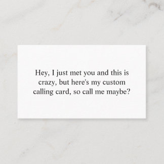 Tarjeta De Presentación Agrega tu propio diseño 3.5" x 2.0" Mate