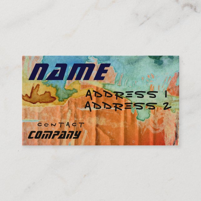 Tarjeta de presentación Alien Cardboard (Anverso)