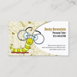 Tarjeta de presentación Amarilla de Tutor Personal