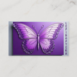 Tarjeta de presentación Amethyst Wings QR