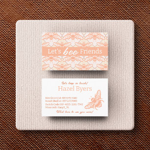 Tarjeta De Presentación Amigos Abejas Kids Playdate Verano