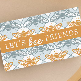 Tarjeta De Presentación Amigos Abejas Kids Playdate Verano
