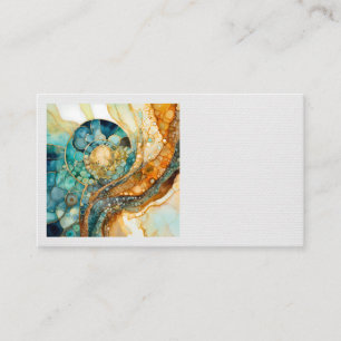 Tarjeta de presentación Ammonite Gem Fossil