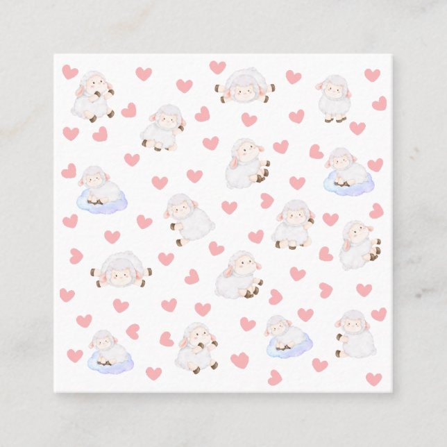 Tarjeta De Presentación Amor de las ovejas (Anverso)