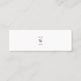 Tarjeta De Presentación Animales curados Biólogo marino de San Valentín