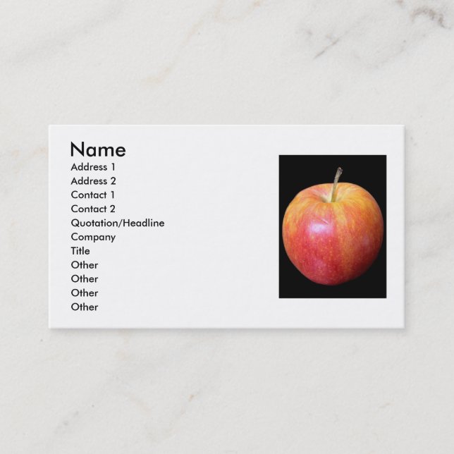 Tarjeta de presentación Apple (Anverso)
