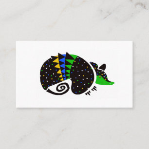 Tarjeta De Presentación ARMADILLO dibujado a mano por Guay - Naturaleza - 