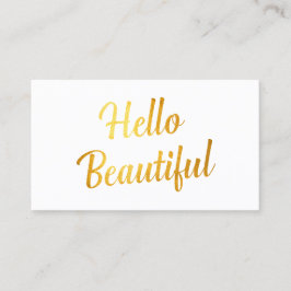 Tarjeta De Presentación Artista de maquillaje de belleza simple