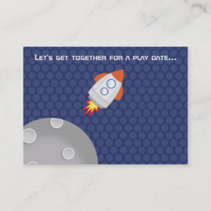 Tarjeta De Presentación Aventura espacial Este diseño de nave espacial est