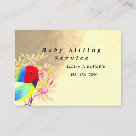 Tarjeta De Presentación Aves fantásticas