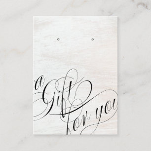 Tarjeta De Presentación Bachelorette Bridesmaid Script Madera Earl