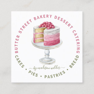 Tarjeta de presentación Baker Pastry Chef